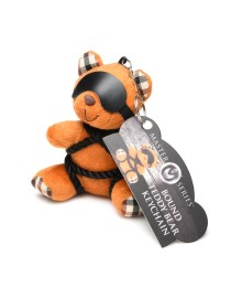 Porte-clés Teddy Bear en tenue Bondage