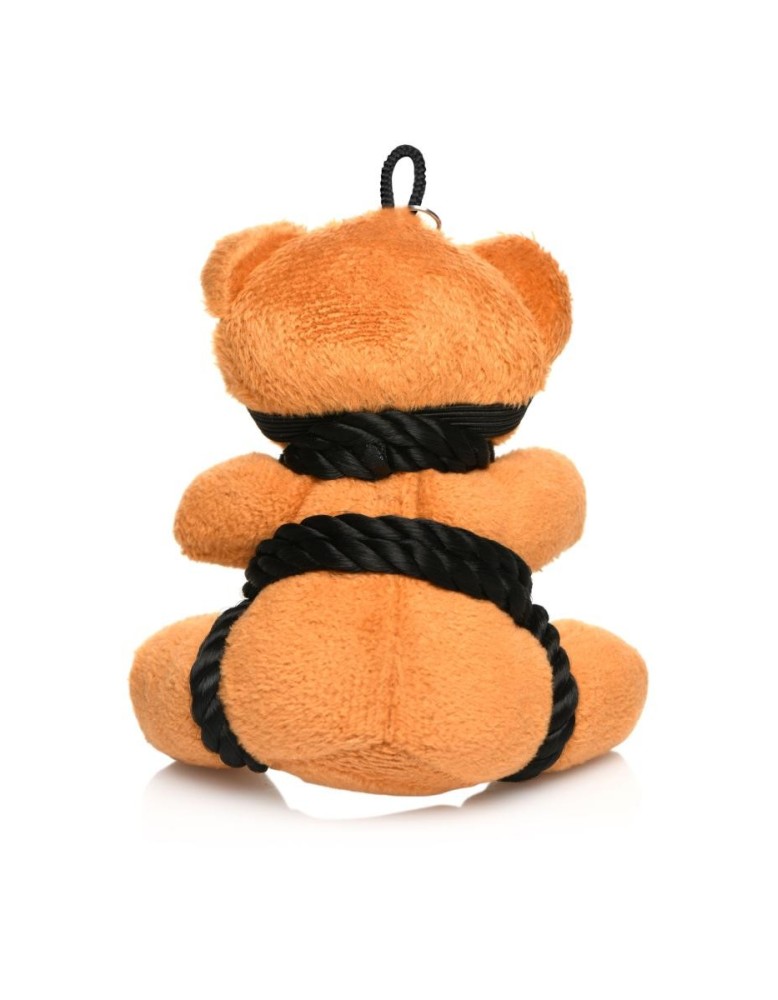 Porte-clés Teddy Bear en tenue Bondage