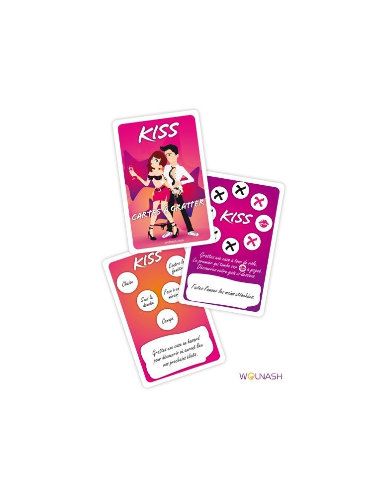 Cartes à gratter Kiss