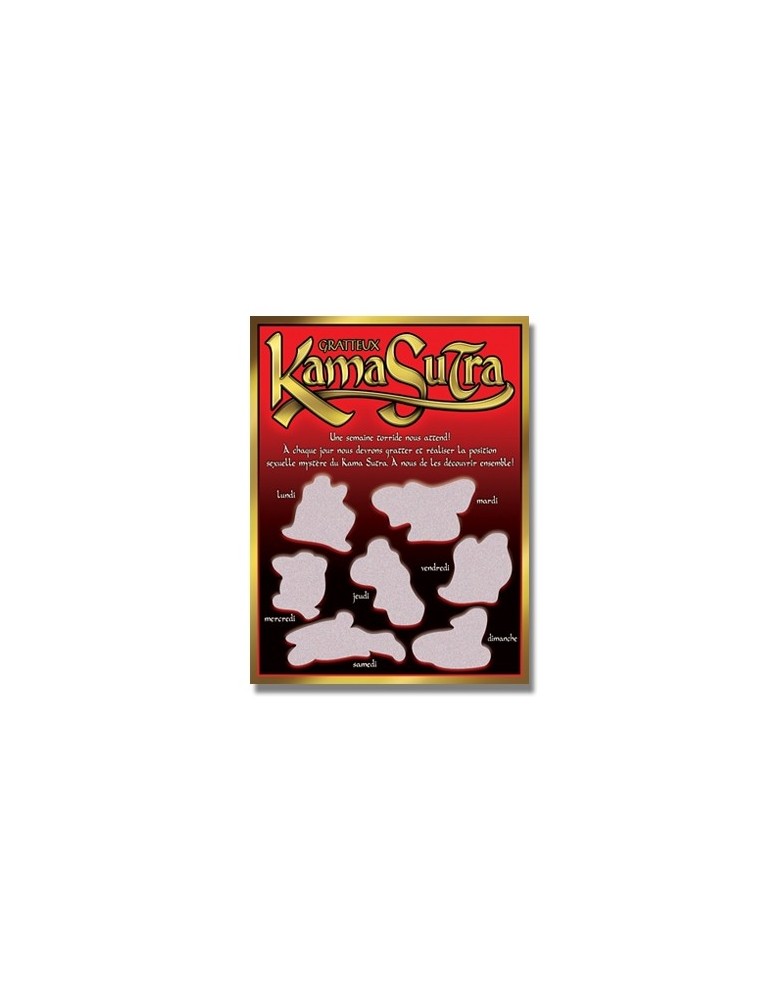 Carte à gratter Kama Sutra