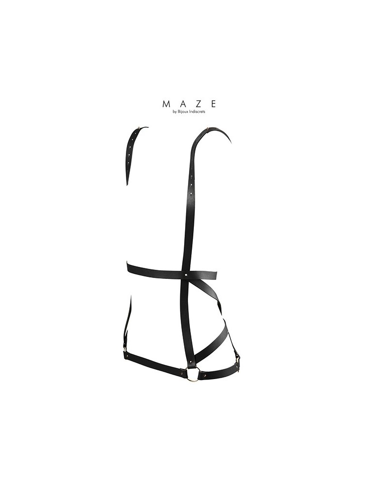 Robe harnais noire - Maze