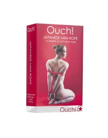 Mini corde de bondage 1,5m rouge - Ouch