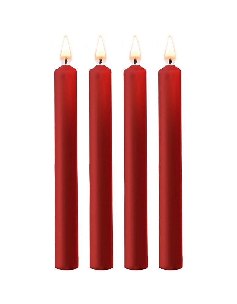 4 bougies SM rouges Large - Ouch!