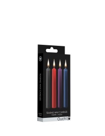 4 bougies SM colorées - Ouch!