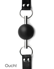 Solid Ball Gag noir - Ouch!