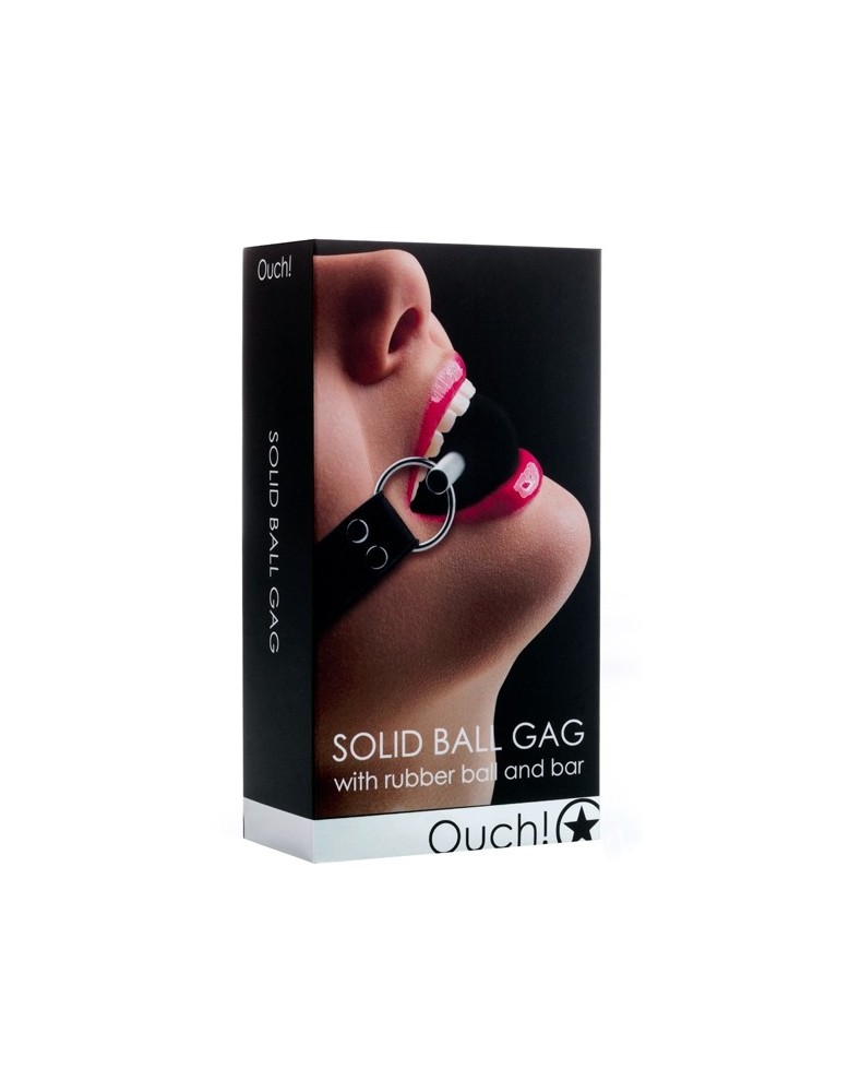 Solid Ball Gag noir - Ouch!