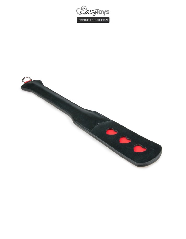 Paddle cuir 3 coeurs - Easytoys Fetish Collection