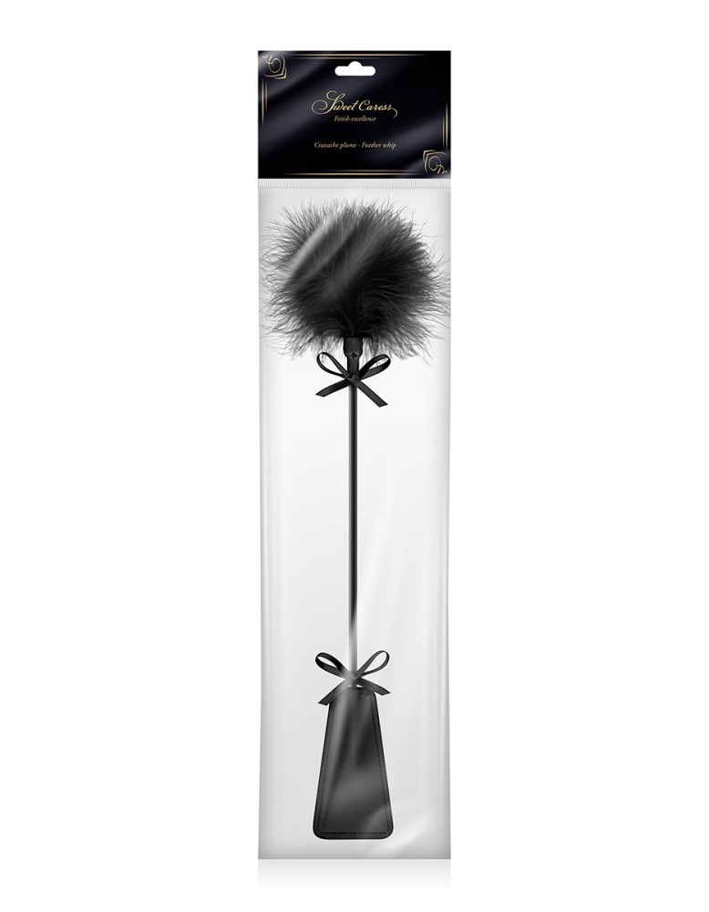 Tapette avec pompon noir - Sweet Caress