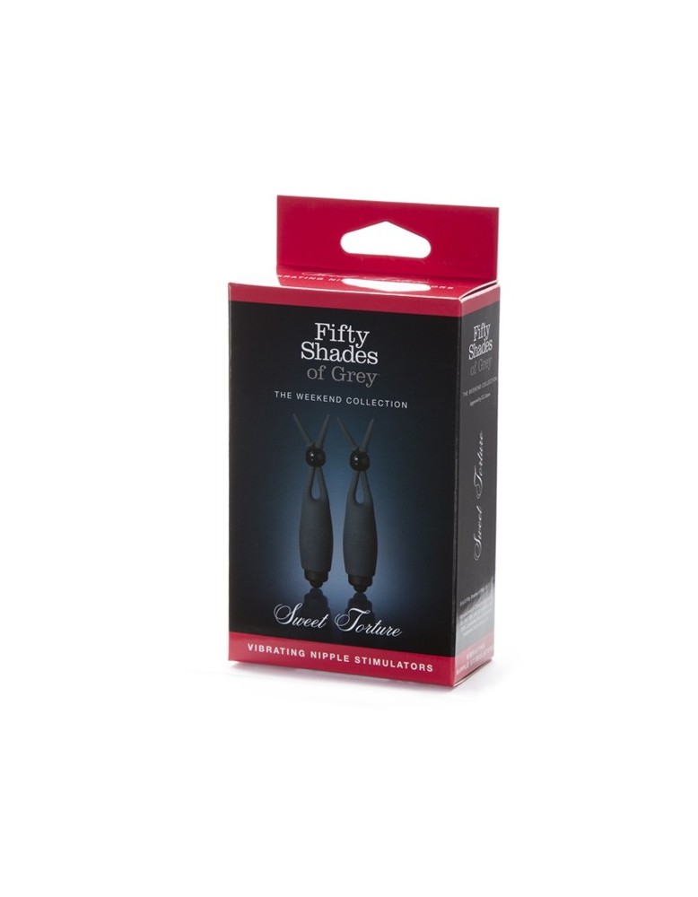 Pinces à tétons vibrantes Sweet Torture - Fifty Shades of Grey
