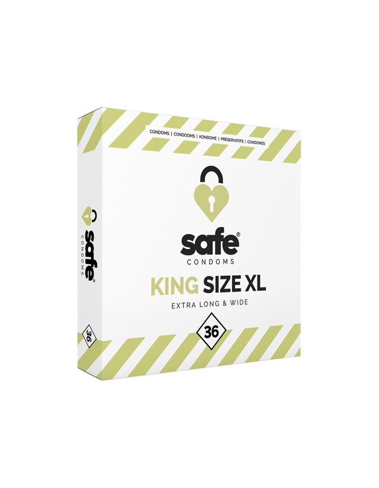 36 préservatifs Safe King Size XL 36 préservatifs Safe King Size XL