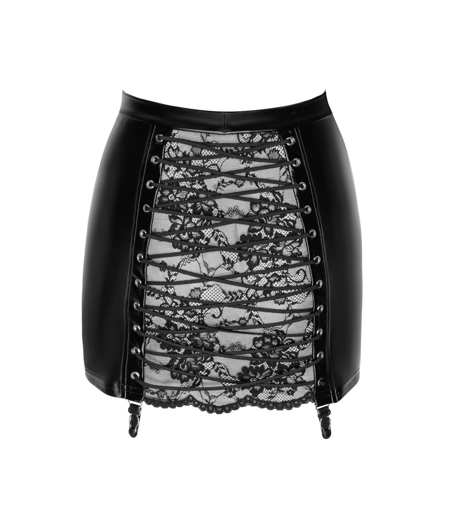 F341 Minijupe corsetée