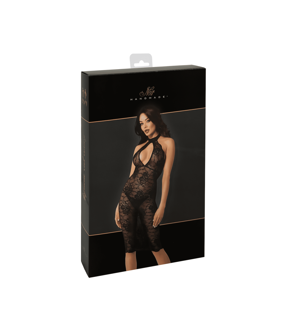 F338 Robe Midi en dentelle Nocturne