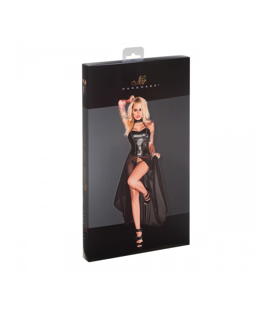 F139 Powerwetlook robe en tulle