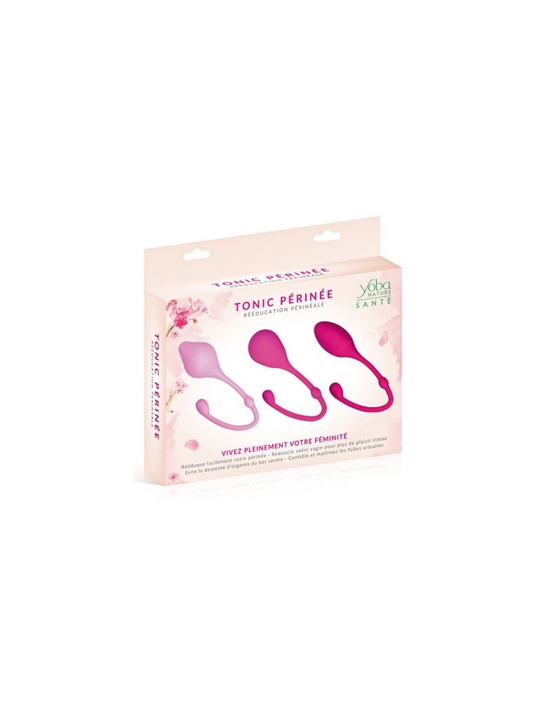 Kit 3 boules de Geisha Tonic Périnée