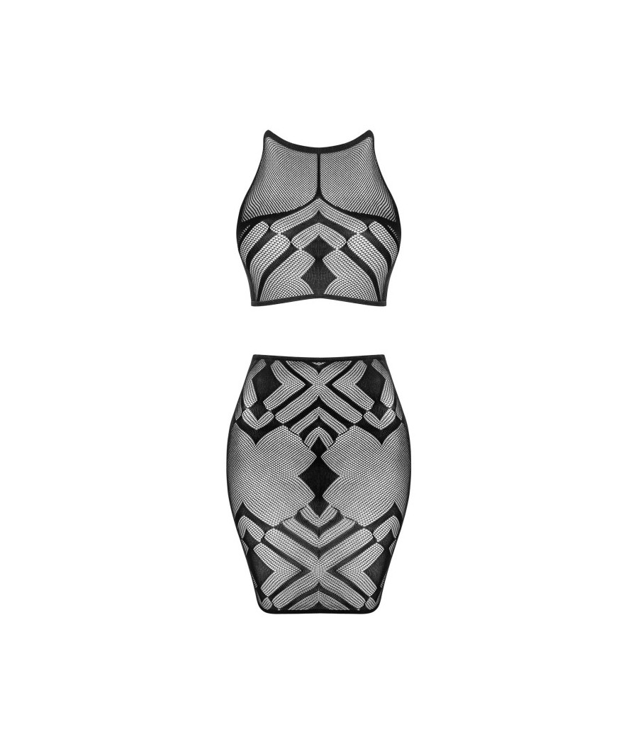 K101 top et jupe - Noire
