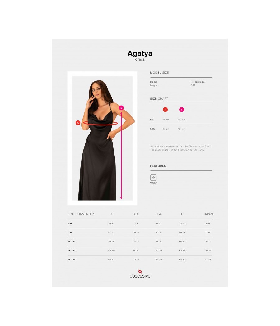 Agatya Robe - Noir