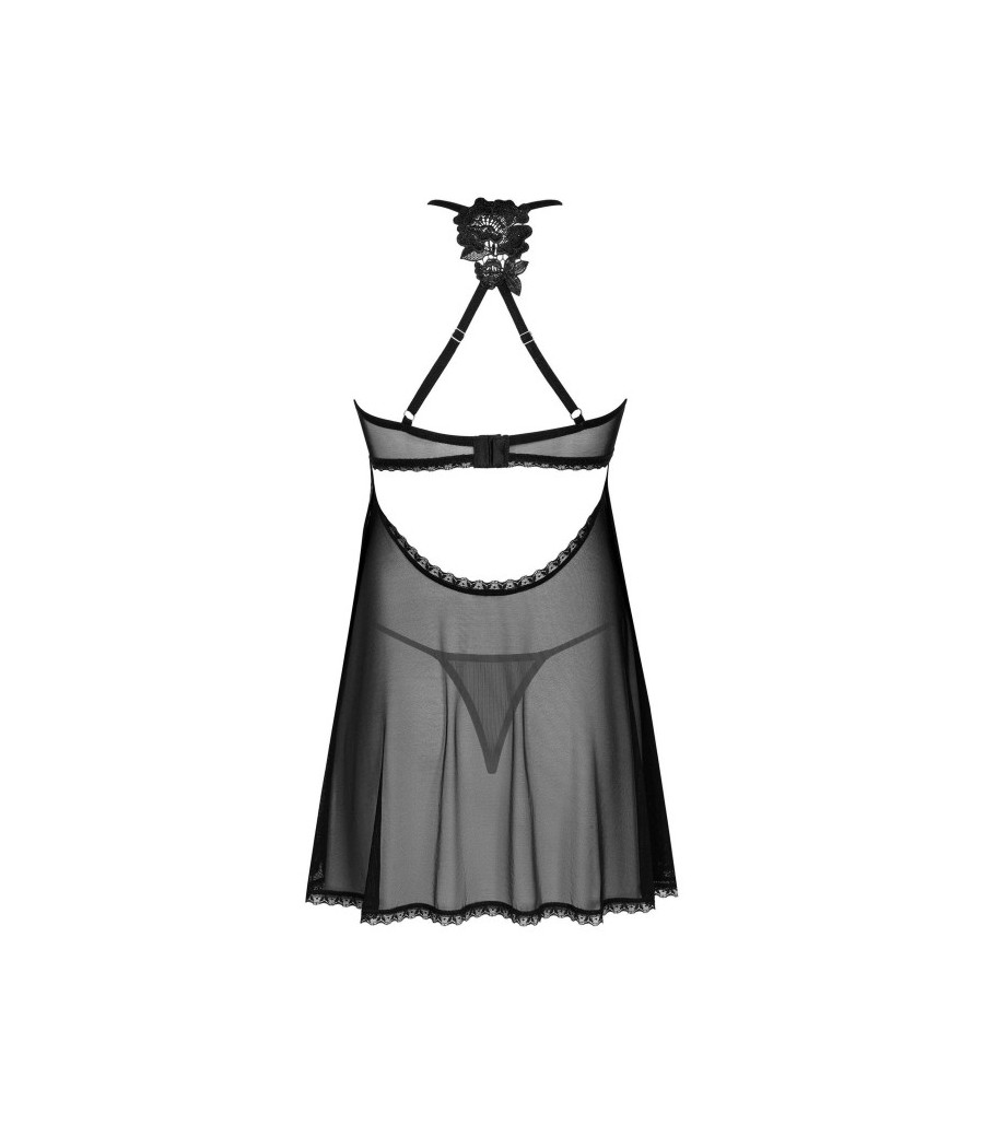 Latinesa babydoll et String - Noire