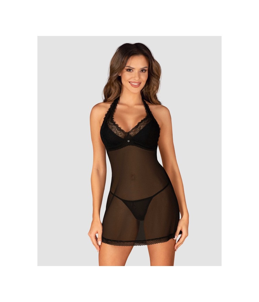 Medilla nuisette et string - Noire
