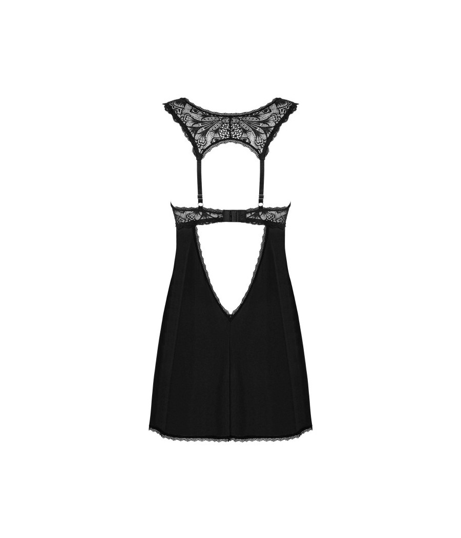 Donna Dream babydoll et String - Noire