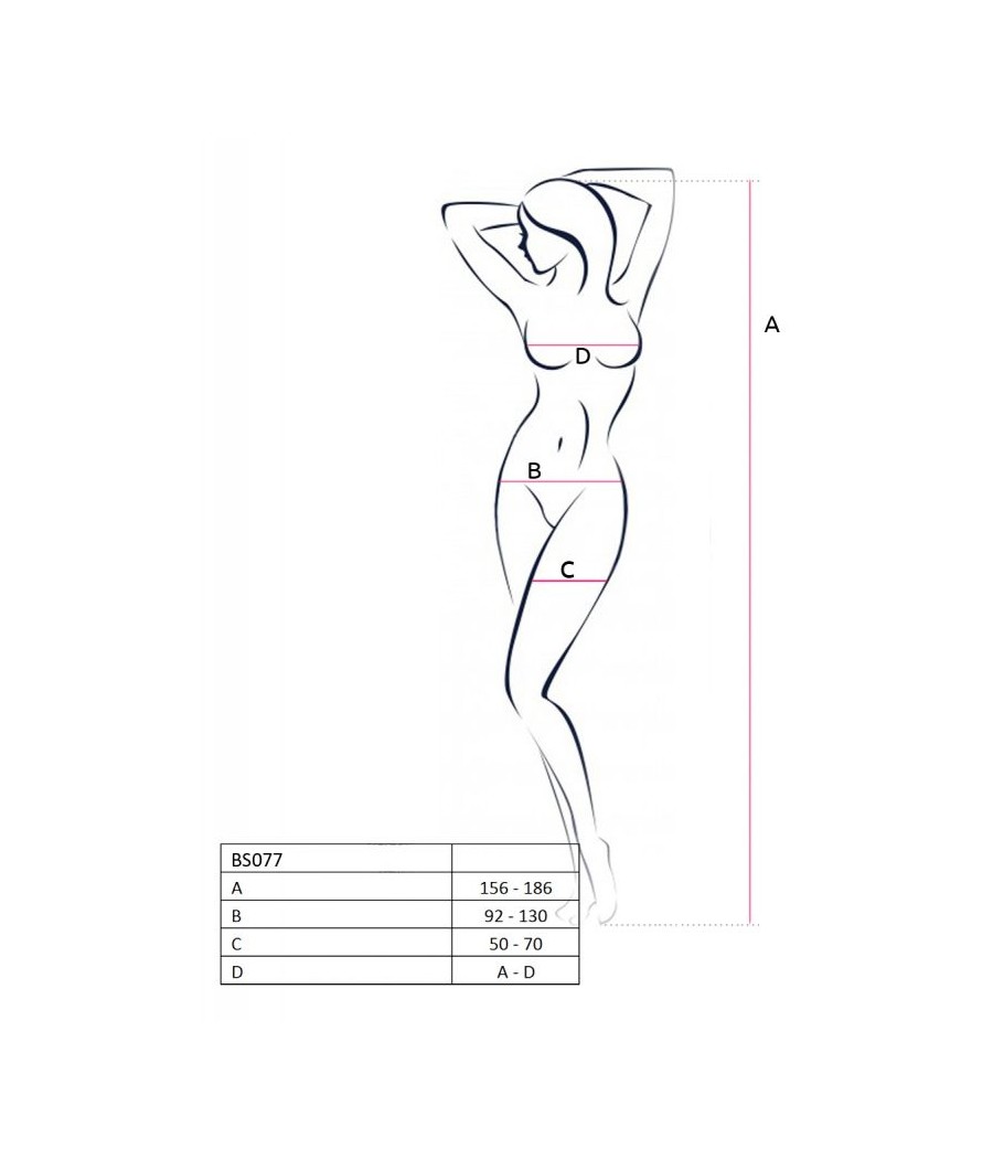 BS077B Bodystocking - Noir