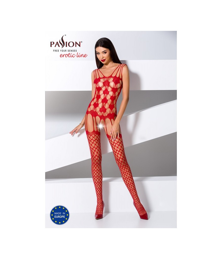 BS067R Bodystocking - Rouge