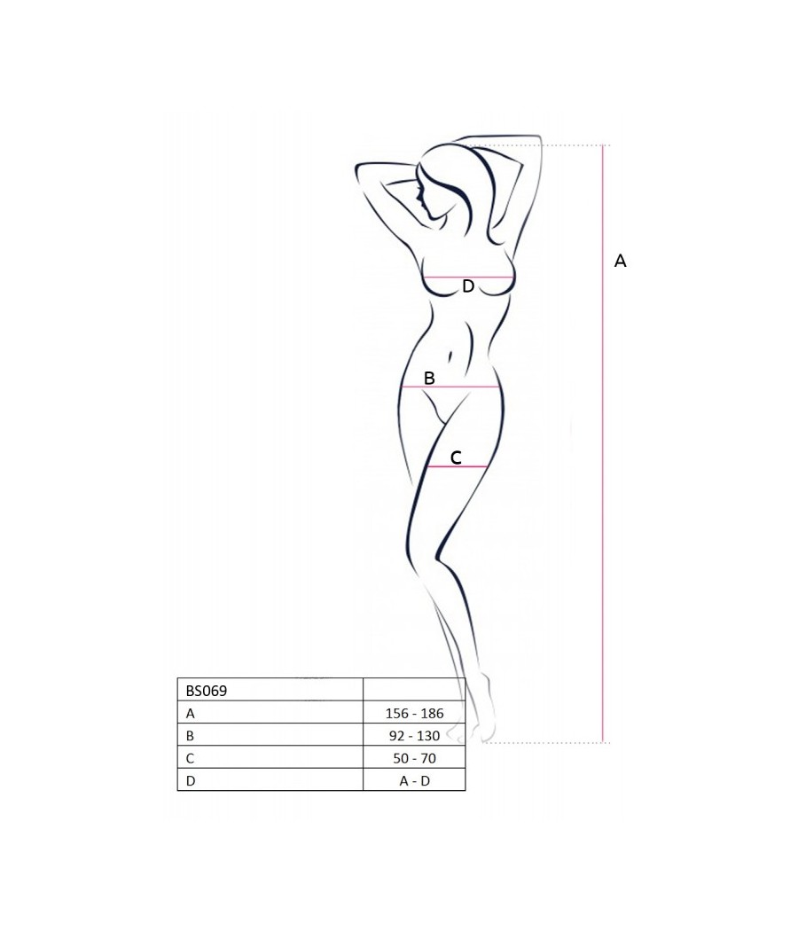BS069B Bodystocking - Noir