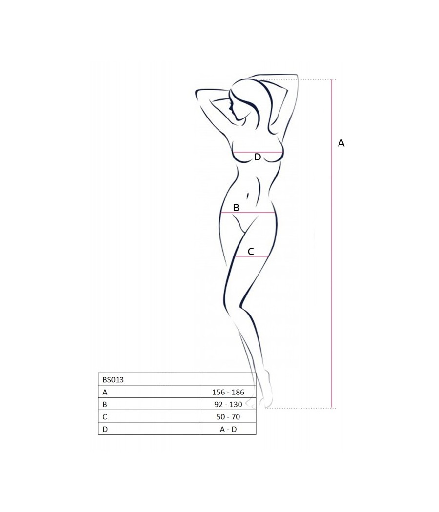 BS013B Bodystocking - Noir
