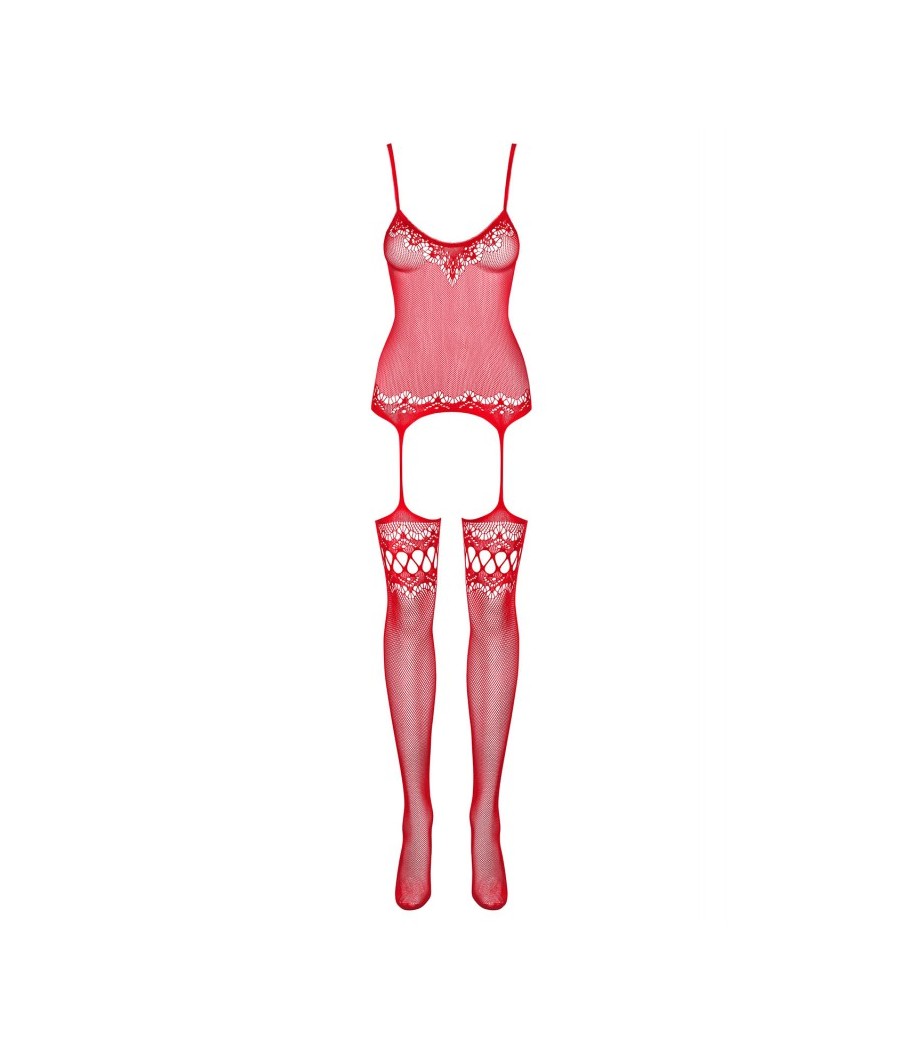 F214 Bodystocking - Rouge