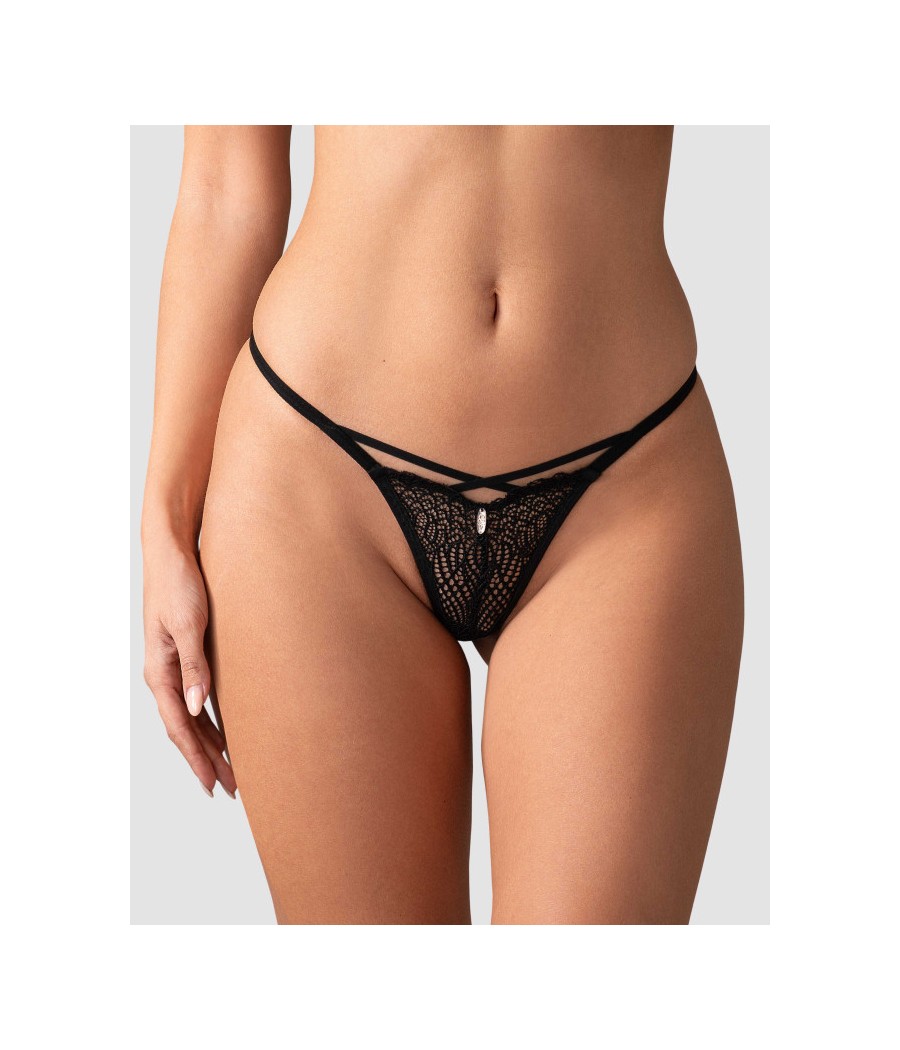 Iliosa string - Noir