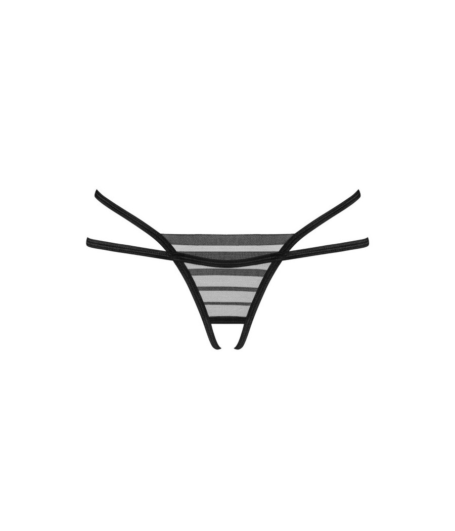 Lune Bellis string ouvert - Noir