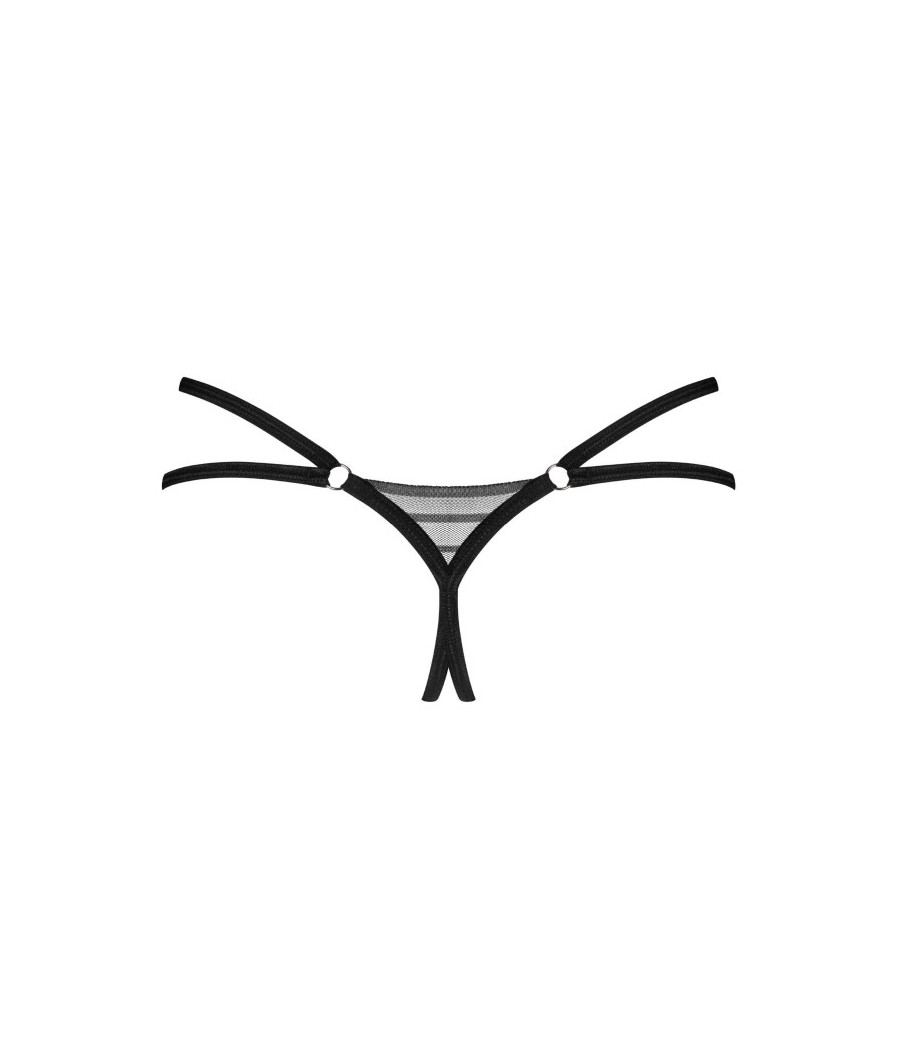 Lune Bellis string ouvert - Noir