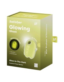 Stimulateur sans contact et vibrant Glowing Ghost yellow - Satisfyer
