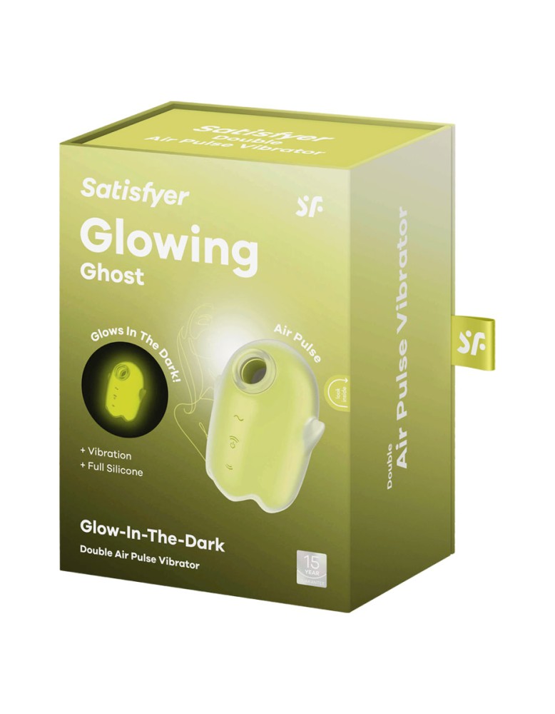 Stimulateur sans contact et vibrant Glowing Ghost yellow - Satisfyer