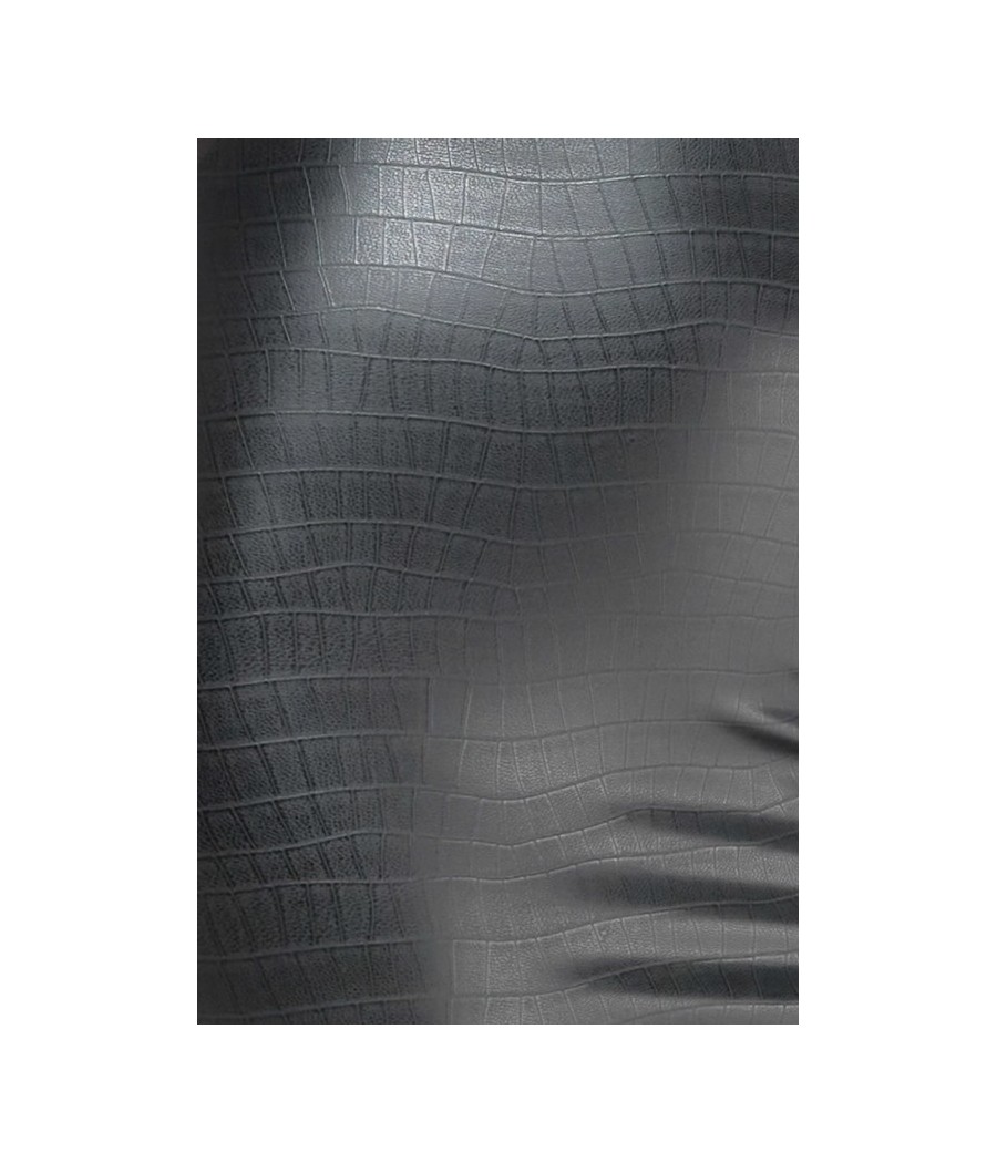 P012 String en crocodile sauvage avec double ouverture