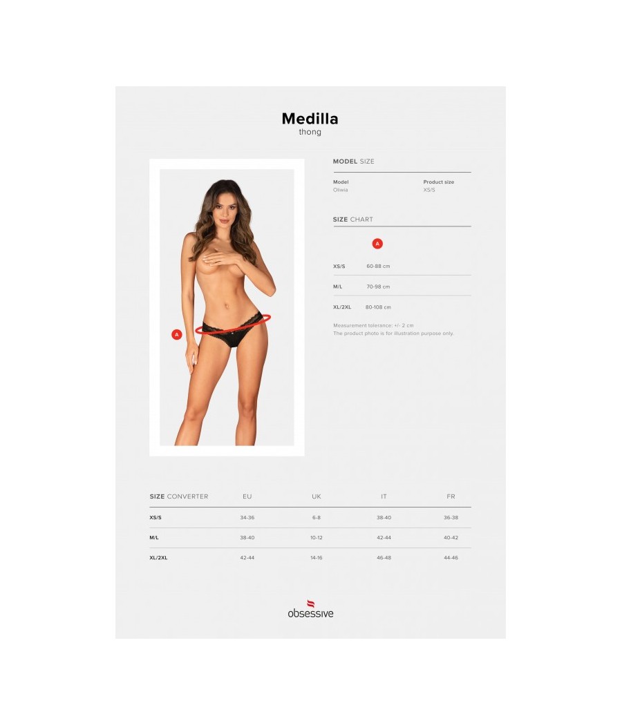 Medilla string - Noir