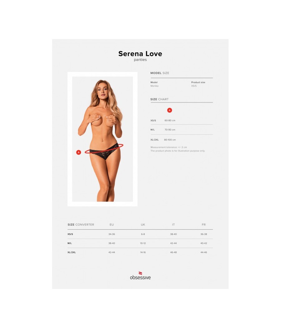 Serena love culotte - noir