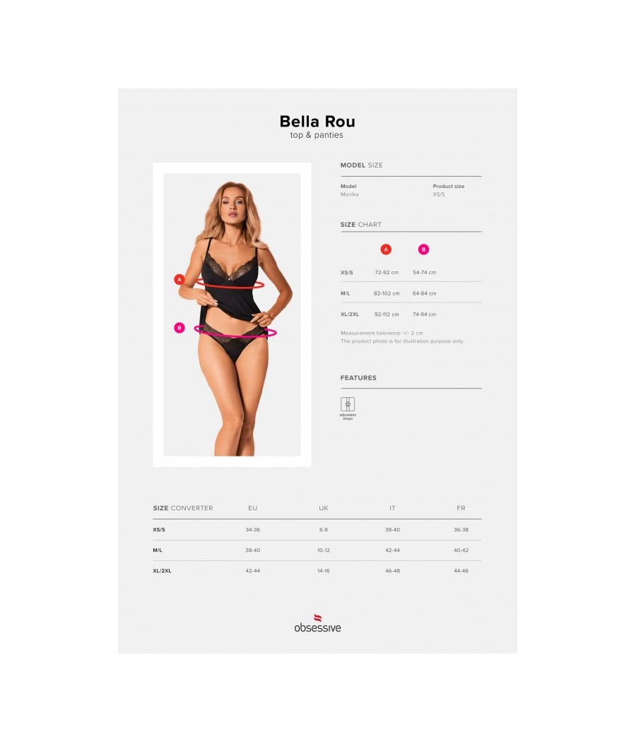 Bella Rou top et culotte