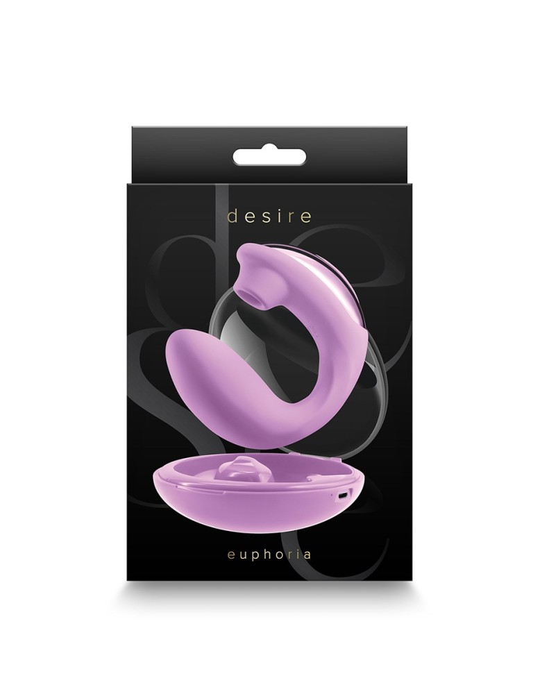 Double stimulateur Desire Euphoria - rose
