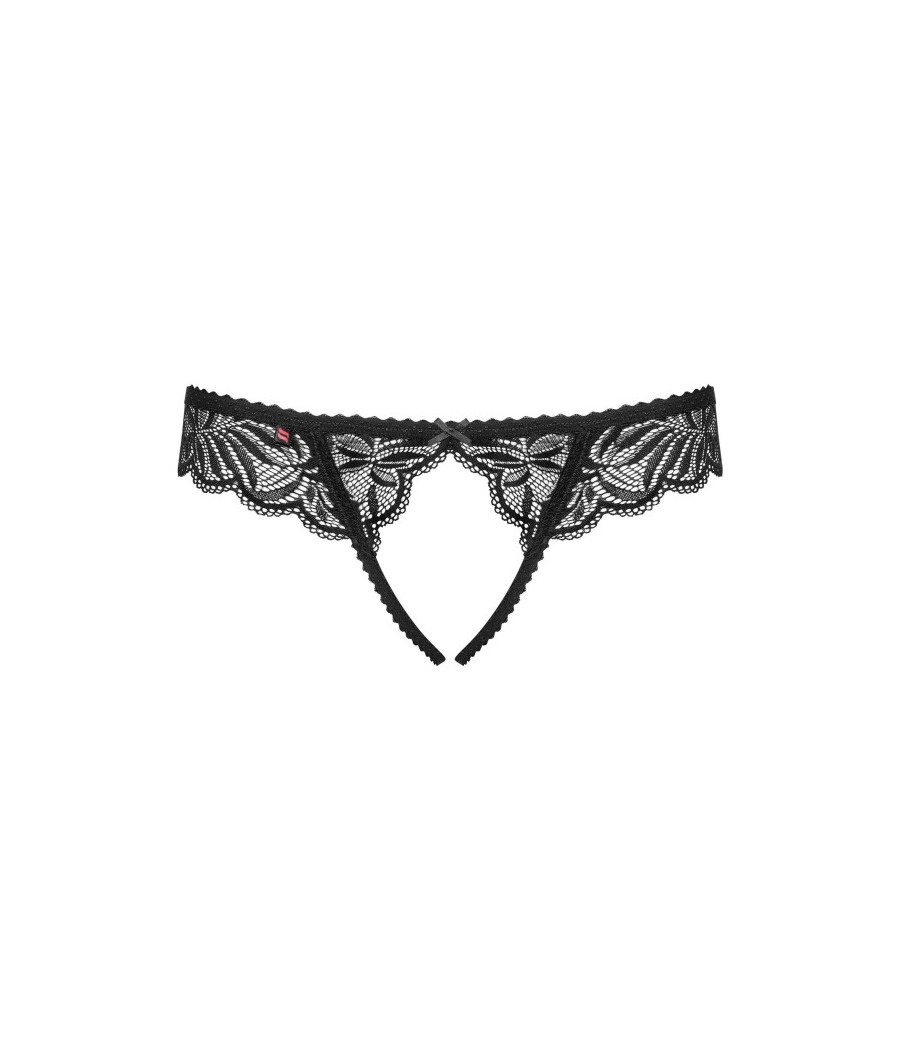 Contica Tanga ouvert - Noir