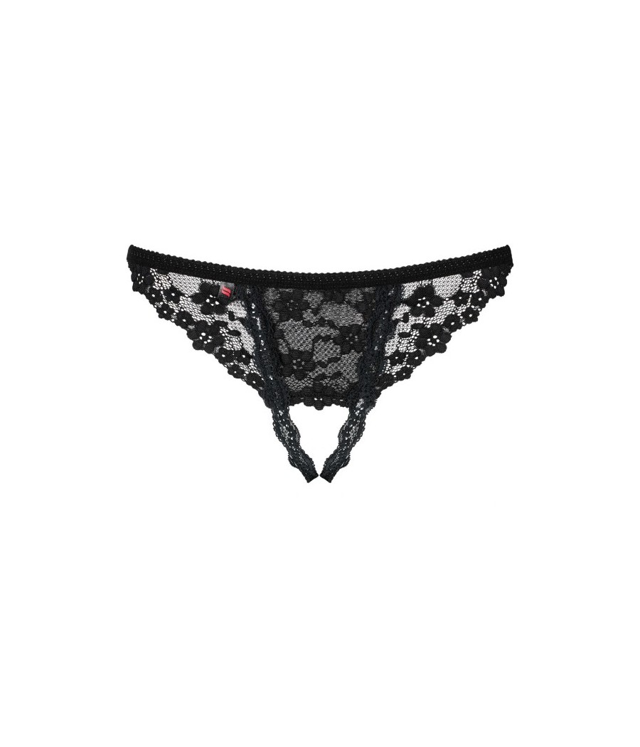 Letica String ouvert - Noir