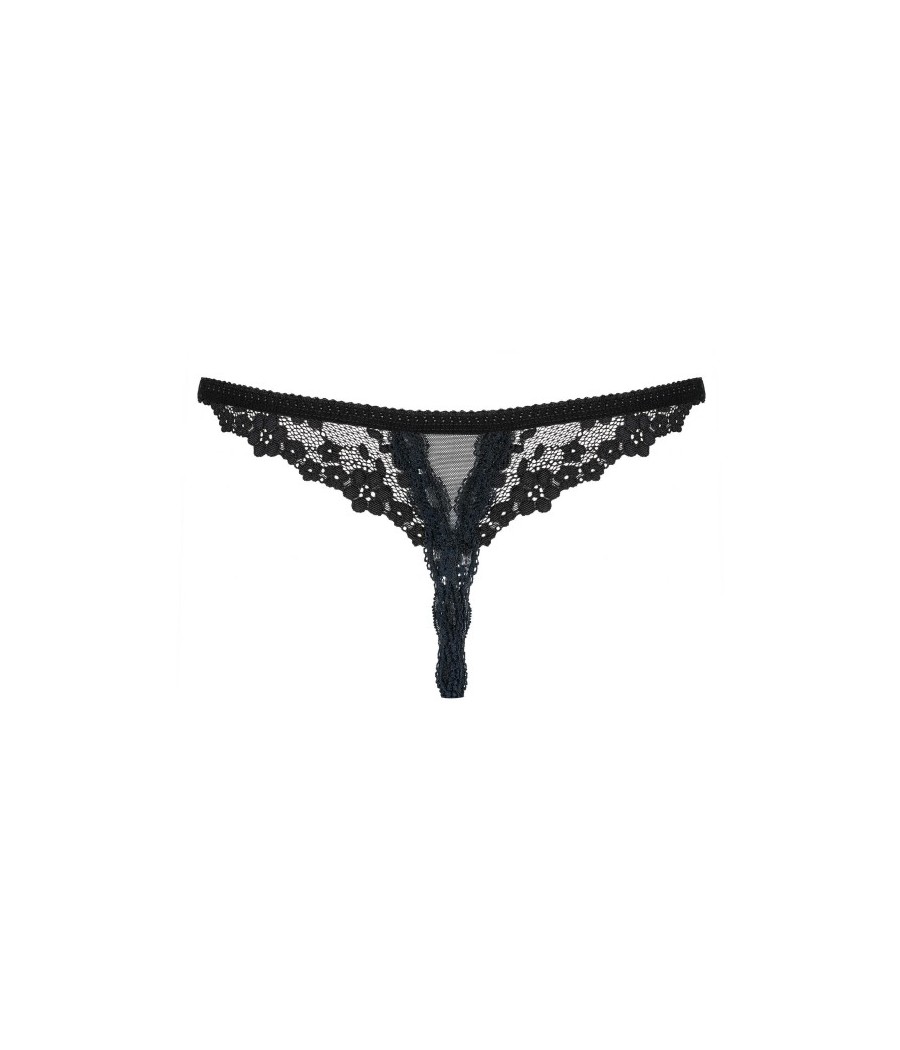Letica String ouvert - Noir