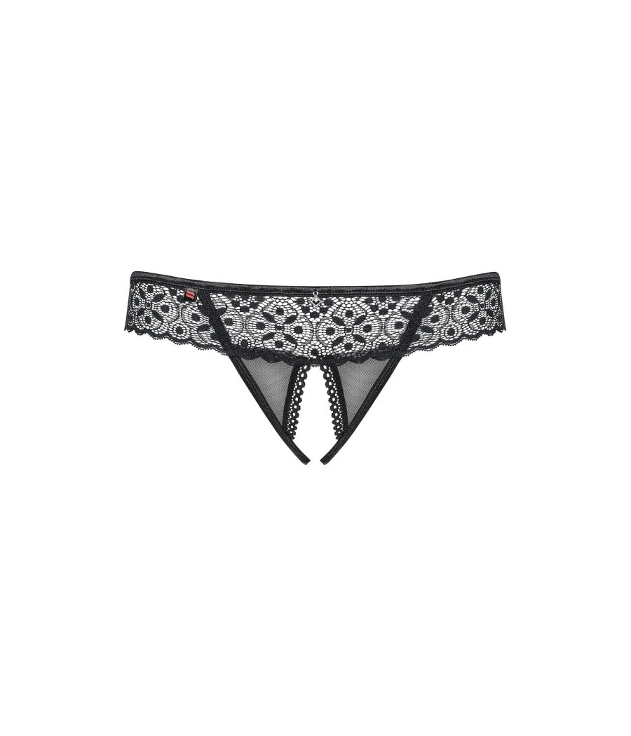 Shibu String ouvert - Noir