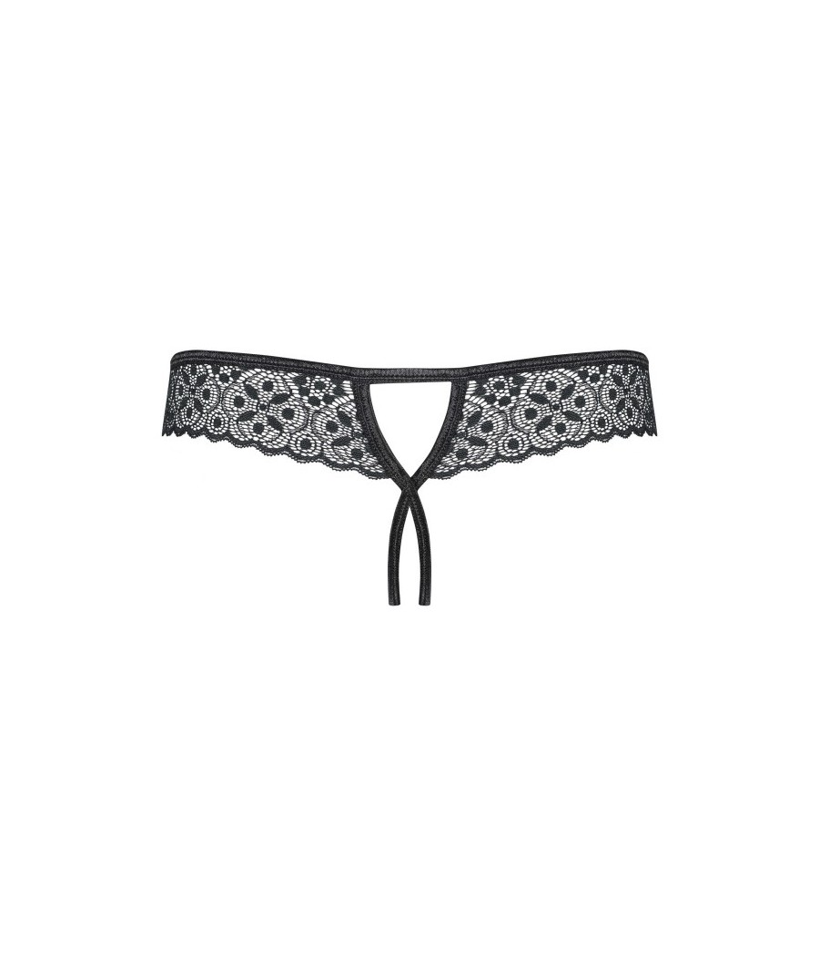 Shibu String ouvert - Noir