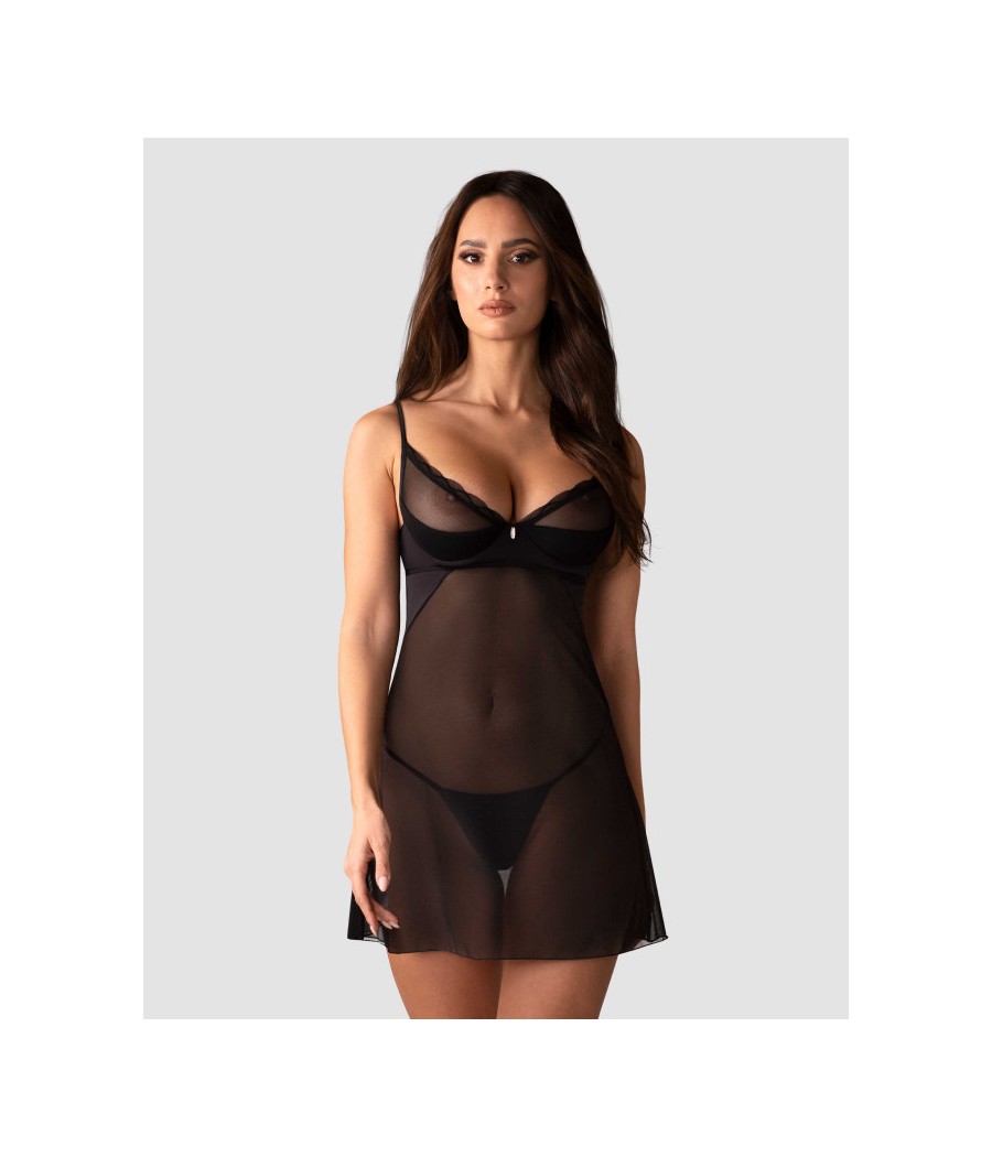 Stelisa nuisette et string - Noirs