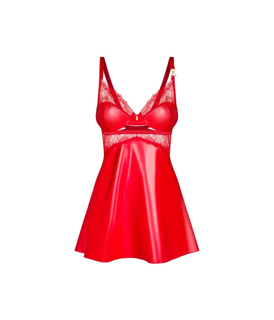 Aliosa nuisette et string - Rouges