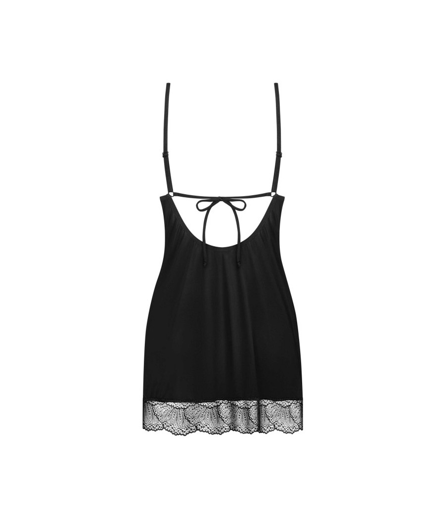 Lobellis nuisette et string - Noirs