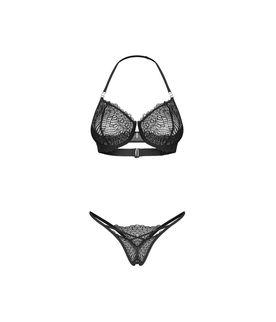 Iliosa ensemble 2 pièces ouvert - Noir