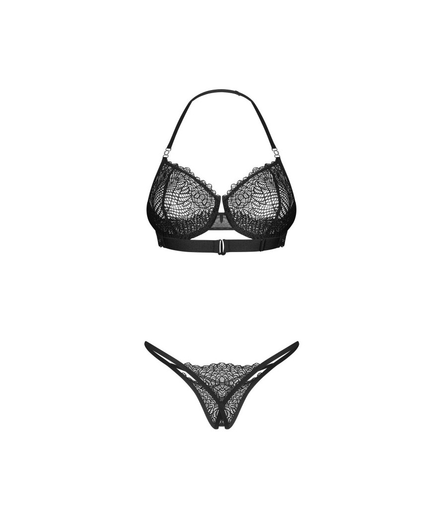 Iliosa ensemble 2 pièces ouvert - Noir