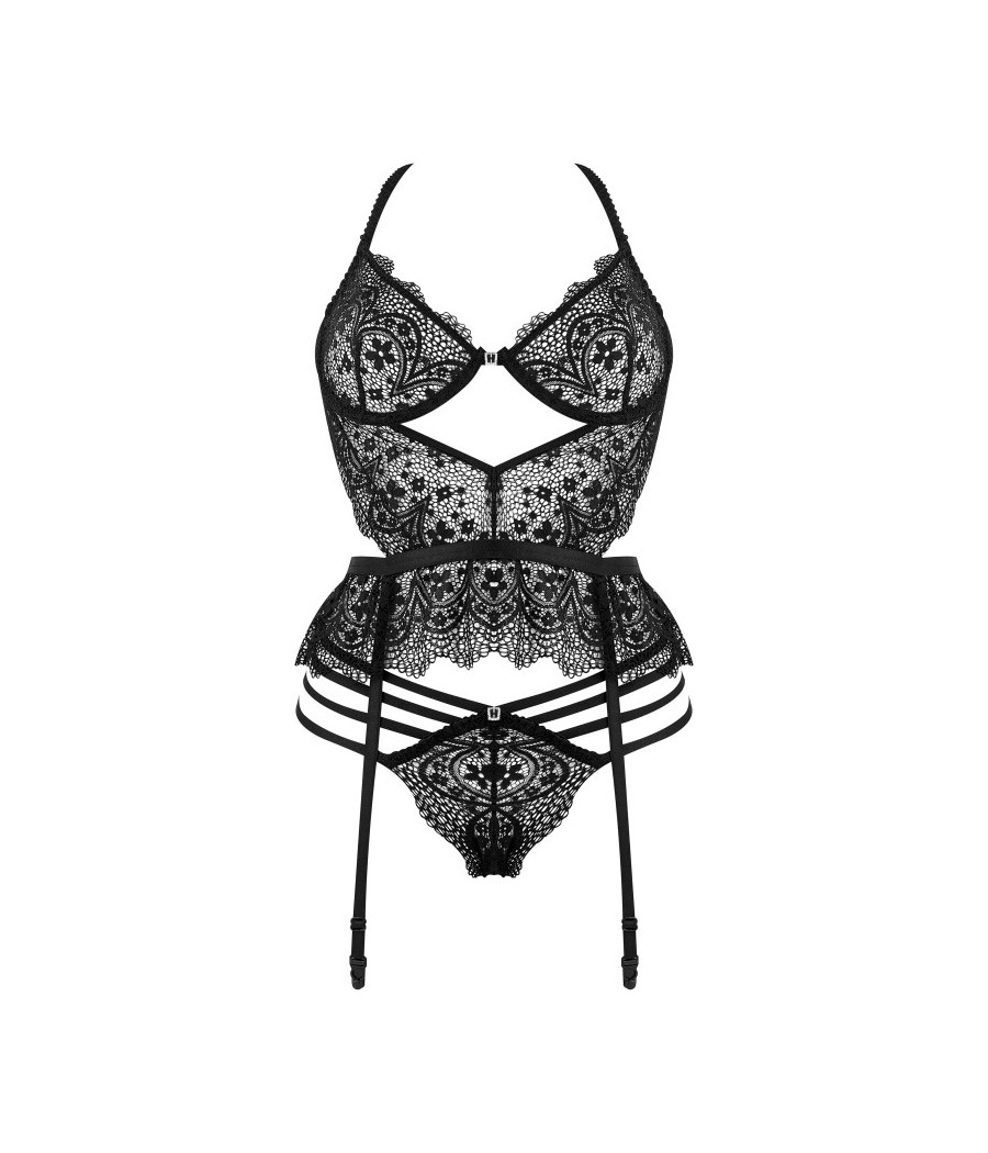 Lace Temptation ensemble - noir