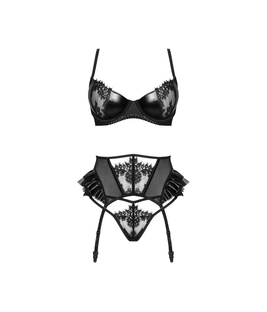 Rafaella ensemble wetlook - noir